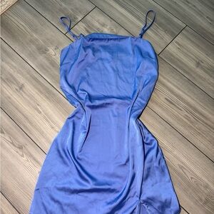 Forever 21 Vibrant Blue Backless Dress